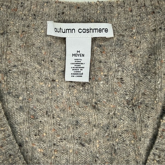 Autumn Cashmere Cable-knit Elbow Patch Sweater - Picture 3 of 10